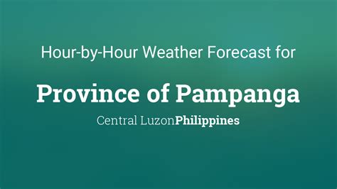 weather tomorrow pampanga|Hourly forecast for Pampanga, Philippines .